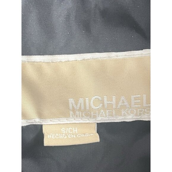 Michael Kors Mid Length Black Puffer Jacket Coat Down Fill Sz Small - Picture 4 of 6